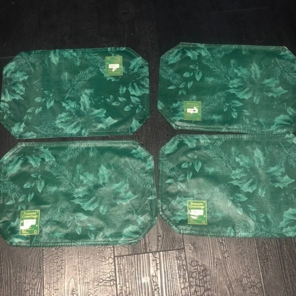Farmhouse Red Pick Up Truck Christmas Placemats‎